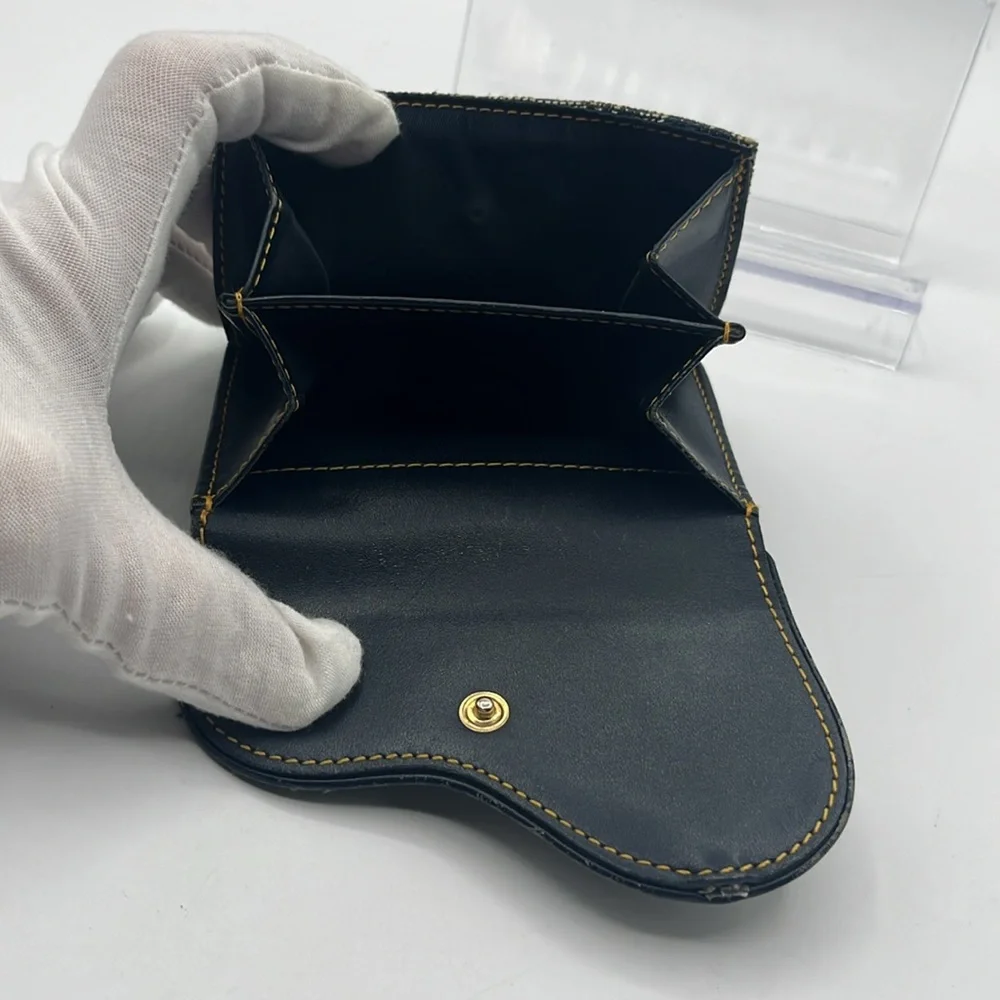 Dior Monogram Canvas Fabric Wallet